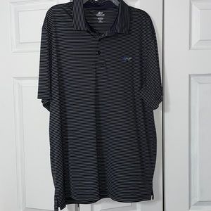 Black and gray Greg Norman polo